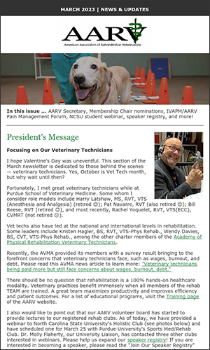 AARV newsletter