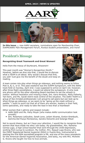 AARV newsletter